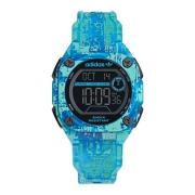 City Tech One Grfx Digitaal Horloge Adidas , Blue , Unisex