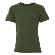 T-shirt Blend , Green , Heren