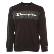 Crewneck Sweatshirt Hoodie Champion , Black , Heren