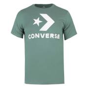 Go-To Star Chevron Logo Standard-Fit T-Shirt Converse , Green , Heren