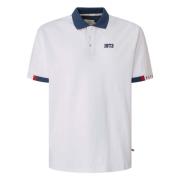 Short Sleeve Polo Pepe Jeans , White , Heren