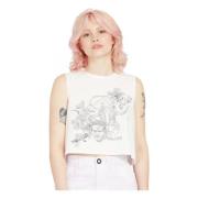 Fa Ed Merlin Murray Tank Tank Top Volcom , White , Dames