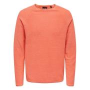 Trui Only & Sons , Orange , Heren