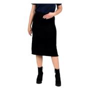 Tape Detail Skirt Tommy Jeans , Black , Dames