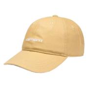 Canvas Script Cap Carhartt Wip , Yellow , Heren