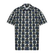 Kortemouwenshirt Moncler , Blue , Heren