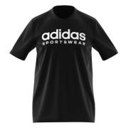 T-shirt Adidas , Black , Heren