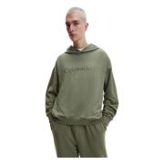 Hoodie Calvin Klein , Green , Heren