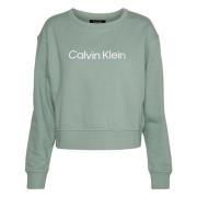 Pw-Pullover Hoodie Calvin Klein , Green , Dames