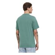 Linkerborst Ster Chev Emb T-shirt Converse , Green , Heren