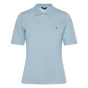 Original Lss Pique Short Sleeve Polo Gant , Blue , Dames