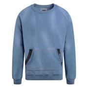 Dene Cn Sweatshirt - Stijlvol en Comfortabel Guess , Blue , Heren