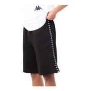 Heren Shorts - Stijlvol Ontwerp Kappa , Black , Heren