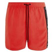 Storm-FIT Medium Drawstring Side Tape Swimsuit Tommy Hilfiger , Red , ...