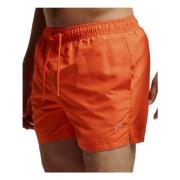 Code Applique 19Inch Swim Short Swimsuit Superdry , Orange , Heren