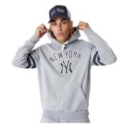 New York Yankees Hoodie New Era , Gray , Heren