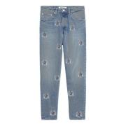 Klassieke Straight Fit Denim Jeans Tommy Jeans , Blue , Dames