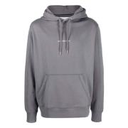 Monogram Logo Hoodie Calvin Klein Jeans , Gray , Heren