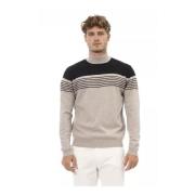 Beige Mock Neck Sweater Stijlvolle Toevoeging Alpha Studio , Beige , H...