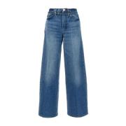 Klassieke Denim Jeans voor Dagelijks Gebruik Frame , Blue , Dames