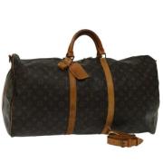 Pre-owned Canvas travel-bags Louis Vuitton Vintage , Brown , Dames