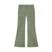 Charlotte Pants Ines De La Fressange Paris , Green , Dames