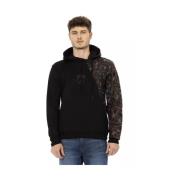 Zwarte Katoenen Hoodie Automobili Lamborghini , Black , Heren