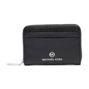 Zwarte Muntkaarthouder Portemonnee Michael Kors , Black , Dames