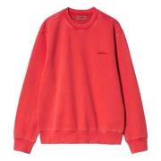 Duster Script Sweat Hoodie Carhartt Wip , Red , Heren