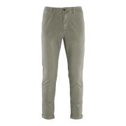 Slim Fit Gestreepte Chino Broek BomBoogie , Green , Heren