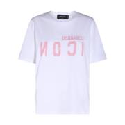 Witte T-shirts en Polos Dsquared2 , White , Dames