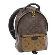 Pre-owned Canvas backpacks Louis Vuitton Vintage , Black , Dames