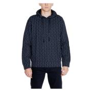 Pinstripe Sweatshirt met Lange Mouwen - Zwart Armani Exchange , Black ...