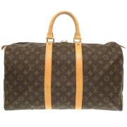 Pre-owned Canvas louis-vuitton-bags Louis Vuitton Vintage , Brown , Da...