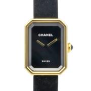 Pre-owned Stainless Steel watches Chanel Vintage , Black , Dames