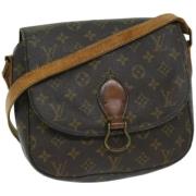 Pre-owned Canvas shoulder-bags Louis Vuitton Vintage , Brown , Dames