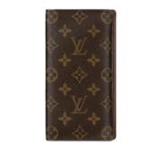 Pre-owned Leather wallets Louis Vuitton Vintage , Brown , Dames