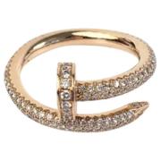 Pre-owned Rose Gold rings Cartier Vintage , Pink , Dames