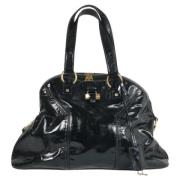 Pre-owned Leather handbags Yves Saint Laurent Vintage , Black , Dames