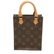 Pre-owned Leather totes Louis Vuitton Vintage , Brown , Dames