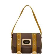 Pre-owned Canvas louis-vuitton-bags Louis Vuitton Vintage , Brown , Da...