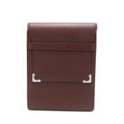 Pre-owned Canvas wallets Cartier Vintage , Brown , Dames