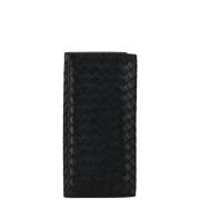 Pre-owned Leather wallets Bottega Veneta Vintage , Black , Dames