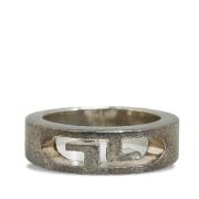 Pre-owned Metal rings Gucci Vintage , Gray , Dames