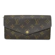 Pre-owned Canvas wallets Louis Vuitton Vintage , Brown , Dames