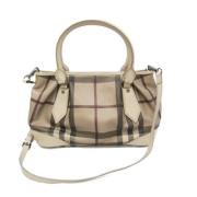 Pre-owned Plastic handbags Burberry Vintage , Beige , Dames