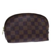 Pre-owned Canvas pouches Louis Vuitton Vintage , Brown , Dames