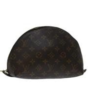 Pre-owned Canvas pouches Louis Vuitton Vintage , Brown , Dames