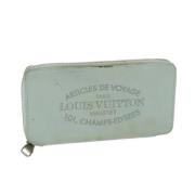 Pre-owned Leather wallets Louis Vuitton Vintage , Green , Dames