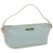 Pre-owned Canvas pouches Gucci Vintage , Blue , Dames